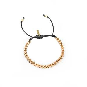 NEW ADRIANA PAPPAS women's zoe bracelet on colored cord in black